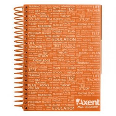 Блокнот Axent with dividers А5, 120sheets, square, orange Фото