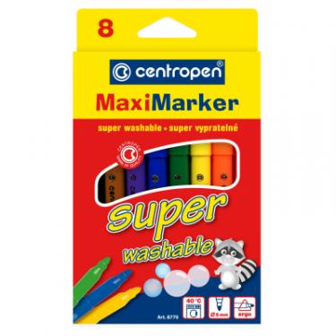 Фломастеры Centropen 8770 Maxi Super washable, 8 colors Фото