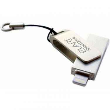 USB флеш накопитель Elari 16GB SmartDrive Silver USB 3.0/Lightning Фото 1