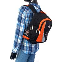 Рюкзак туристический Enrico Benetti черно-серо-оранжевый Фото 4