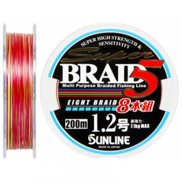 Шнур Sunline Super Braid 5 (8 Braid) 200m #1.2/0.185мм 7.1кг Фото