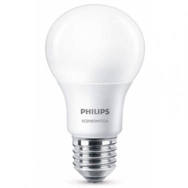 Лампочка Philips Scene Switch E27 9.5-60W 3000K/6500K 230V A60 Фото