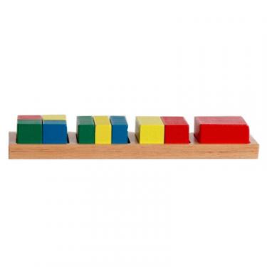 Развивающая игрушка Мир деревянных игрушек Дроби малые 2 квадрат Фото 1