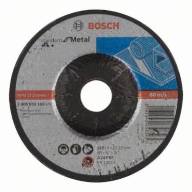 Круг зачистной Bosch обдирный, Standard for Metal 125х6мм Фото