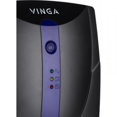 Источник бесперебойного питания Vinga LED 1200VA plastic case Фото 3
