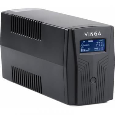 Источник бесперебойного питания Vinga LCD 800VA plastic case Фото 2