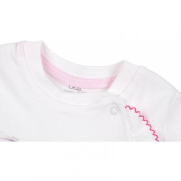 Набор детской одежды Bibaby 5 шт для девочек, с цветочками кремовый-розовый Фото 3