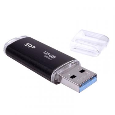 USB флеш накопитель Silicon Power 128GB Blaze B02 Black USB 3.0 Фото 1