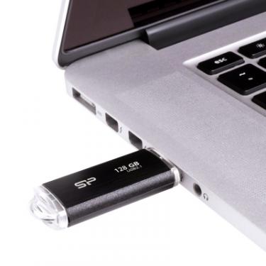 USB флеш накопитель Silicon Power 128GB Blaze B02 Black USB 3.0 Фото 2