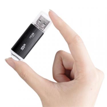 USB флеш накопитель Silicon Power 128GB Blaze B02 Black USB 3.0 Фото 3