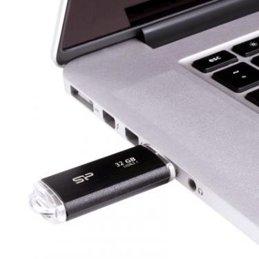 USB флеш накопитель Silicon Power 32GB Blaze B02 Black USB 3.0 Фото 2
