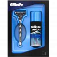 Набор для бритья Gillette Бритва Mach 3+ Гель для бритья Mach 3 Extra Comfor Фото