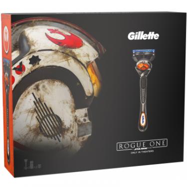 Набор для бритья Gillette Бритва Fusion ProShiel+3 сменные кассеты+Гель Spor Фото 1
