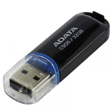 USB флеш накопитель ADATA 32GB C906 Black USB 2.0 Фото 1