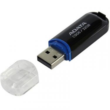 USB флеш накопитель ADATA 32GB C906 Black USB 2.0 Фото 2
