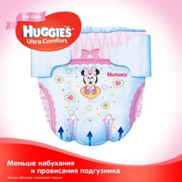 Подгузники Huggies Ultra Comfort 5 Jumbo для девочек (12-22 кг) 42 шт Фото 3