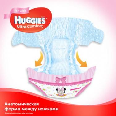 Подгузники Huggies Ultra Comfort 5 Jumbo для девочек (12-22 кг) 42 шт Фото 5