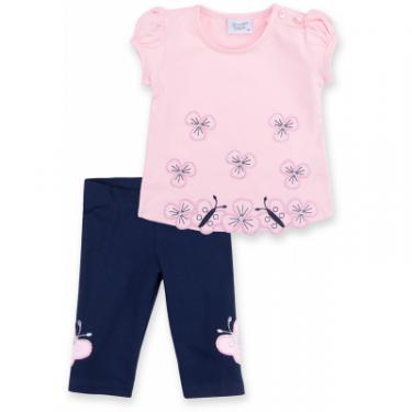 Набор детской одежды Breeze с вышитыми цветочками и бабочками Фото