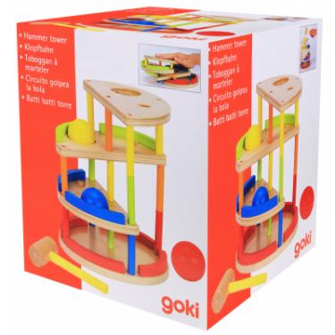 Развивающая игрушка Goki Трекбол с молотком Фото