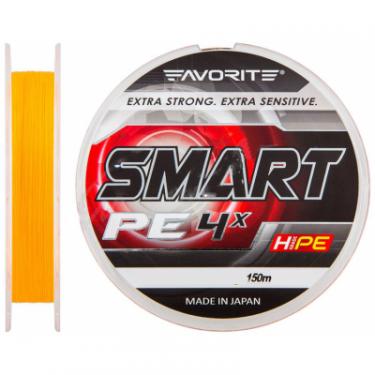 Шнур Favorite Smart PE 4x 150м (оранж.) #0.4/0.104мм 3кг Фото