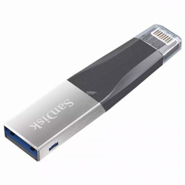 USB флеш накопитель SanDisk 128GB iXpand Mini USB 3.0/Lightning Фото 2