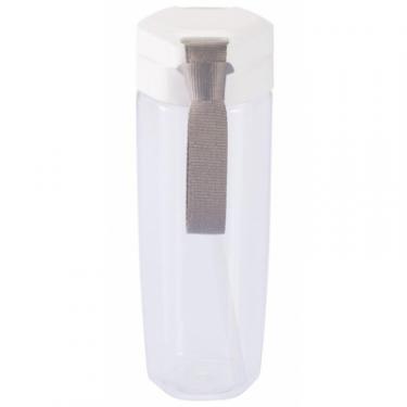 Бутылка для воды XD Modo с трубочкой белая Фото 2