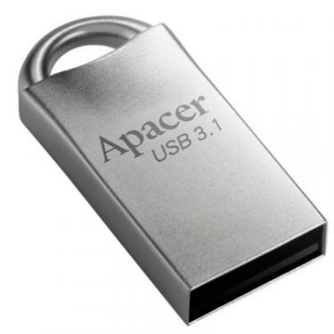 USB флеш накопитель Apacer 32GB AH117 Silver USB 2.0 Фото 2