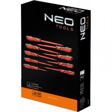 Набор отверток Neo Tools шліцева (1000 В), набір 9 шт Фото 1