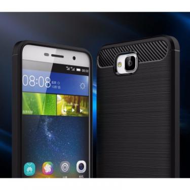 Чехол для мобильного телефона Laudtec для Huawei Y6 Pro 2017 Carbon Fiber (Black) Фото 4