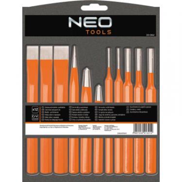 Набор инструментов Neo Tools зубил та долот 12шт. * 1 уп. Фото 1
