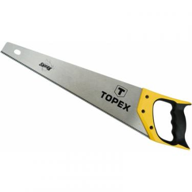 Ножовка Topex по дереву, 400 мм, «Акула», 11TPI Фото 1