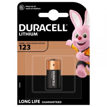 Батарейка Duracell CR 123 / DL 123 * 1 Фото 1