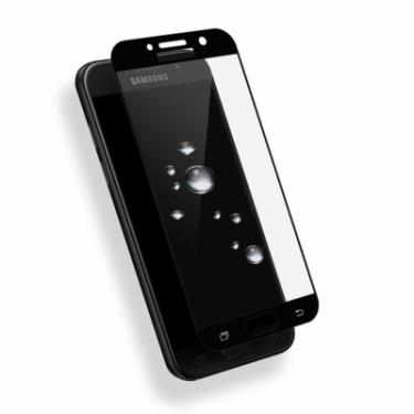 Стекло защитное Laudtec для Galaxy A7 2017 3D Black Фото 2