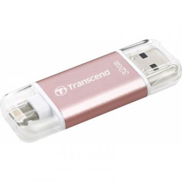 USB флеш накопитель Transcend 32GB JetDrive Go 300 Rose Gold Plating USB 3.1/Lig Фото 1