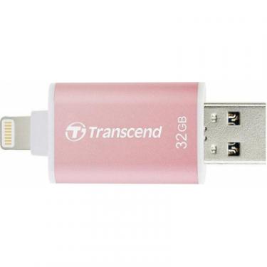USB флеш накопитель Transcend 32GB JetDrive Go 300 Rose Gold Plating USB 3.1/Lig Фото 3