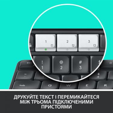Клавиатура Logitech K375s Multi-Device Graphite RU Фото 1