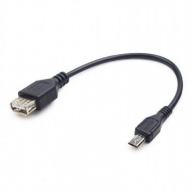 Дата кабель Cablexpert OTG USB 2.0 AF to Micro 5P 0.15m Фото