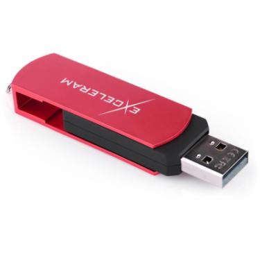 USB флеш накопитель eXceleram 64GB P2 Series Red/Black USB 2.0 Фото 4