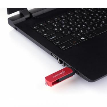 USB флеш накопитель eXceleram 64GB P2 Series Red/Black USB 2.0 Фото 6