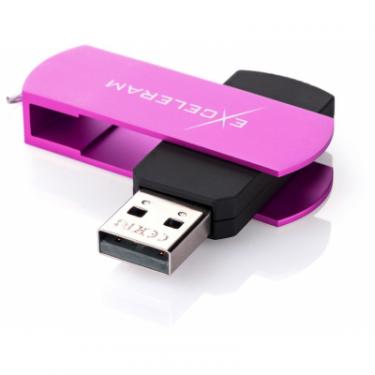 USB флеш накопитель eXceleram 16GB P2 Series Purple/Black USB 2.0 Фото 1