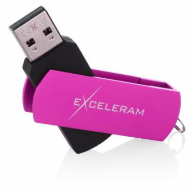 USB флеш накопитель eXceleram 16GB P2 Series Purple/Black USB 2.0 Фото 2