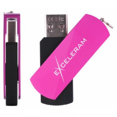 USB флеш накопитель eXceleram 16GB P2 Series Purple/Black USB 2.0 Фото 3