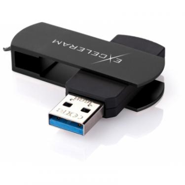 USB флеш накопитель eXceleram 32GB P2 Series Black/Black USB 3.1 Gen 1 Фото 1
