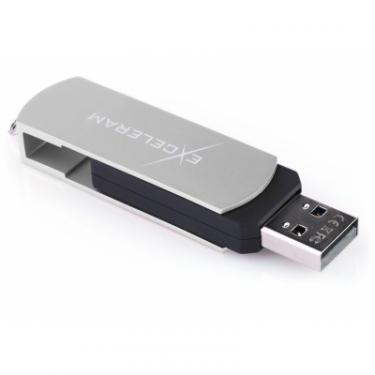 USB флеш накопитель eXceleram 64GB P2 Series Silver/Black USB 2.0 Фото 4