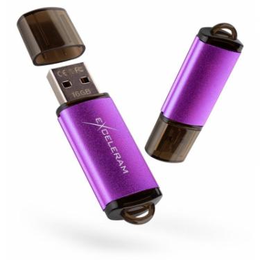 USB флеш накопитель eXceleram 16GB A3 Series Purple USB 2.0 Фото
