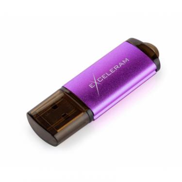 USB флеш накопитель eXceleram 16GB A3 Series Purple USB 2.0 Фото 2