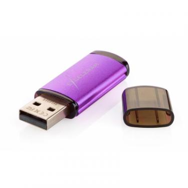 USB флеш накопитель eXceleram 16GB A3 Series Purple USB 2.0 Фото 4