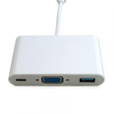 Порт-репликатор Extradigital USB Type-C to VGA/USB 3.0/Type-C (0.15m) Фото 1