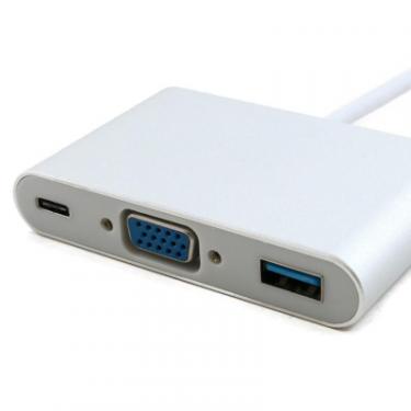 Порт-репликатор Extradigital USB Type-C to VGA/USB 3.0/Type-C (0.15m) Фото 4
