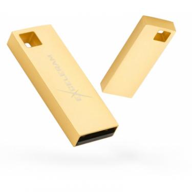 USB флеш накопитель eXceleram 64GB U1 Series Gold USB 2.0 Фото